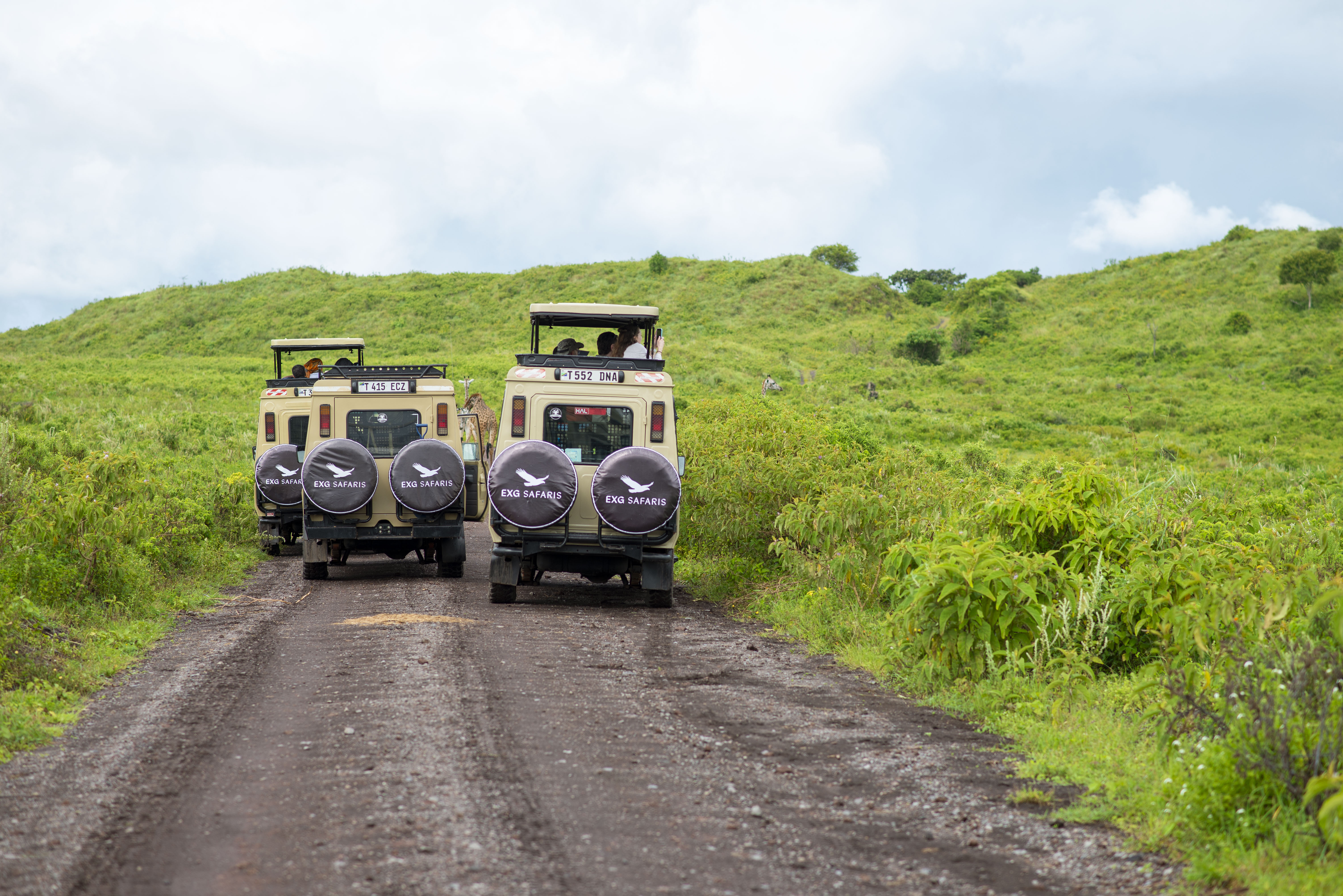 EXG Safaris Land Cruiser in the bush