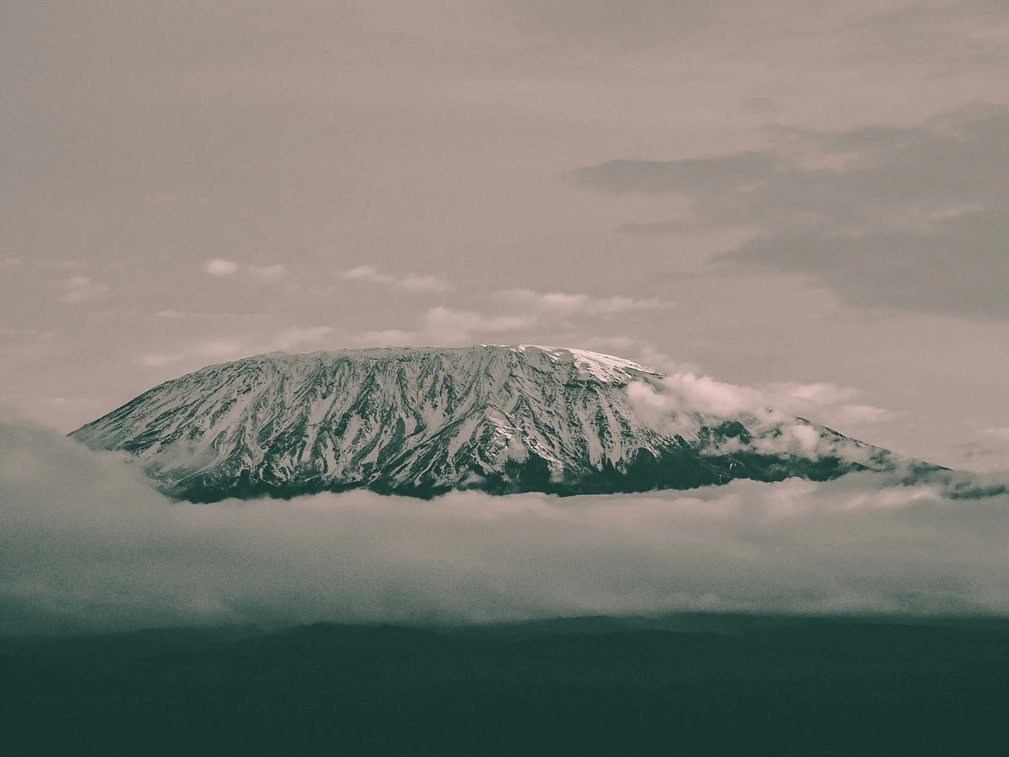 Machame route varied terrain